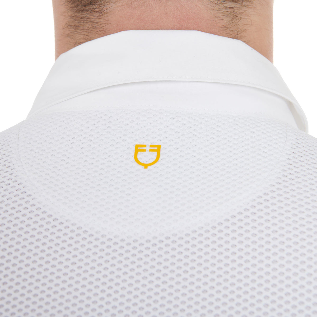 Equestro Men's long-sleeved competition polo shirt
