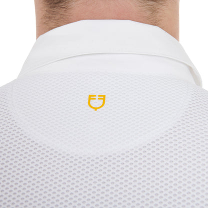 Equestro Men's long-sleeved competition polo shirt