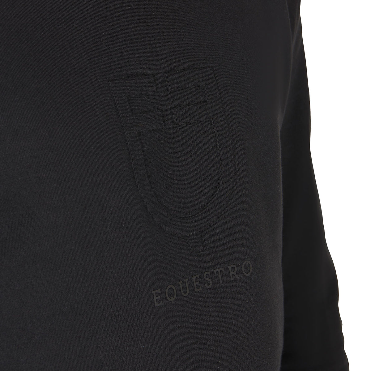 Equestro Men's cotton sweatshirt with logo