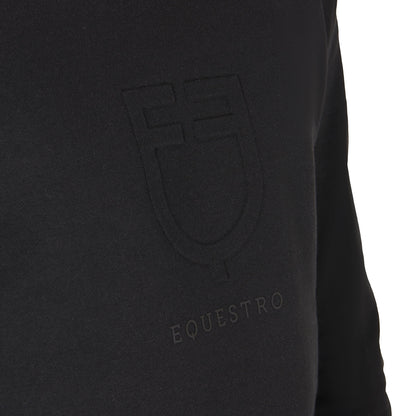 Equestro Men's cotton sweatshirt with logo