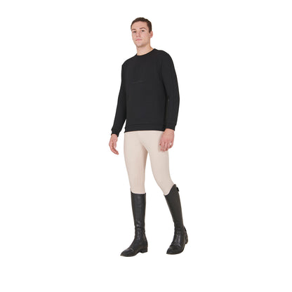 Equestro Men's cotton sweatshirt with logo