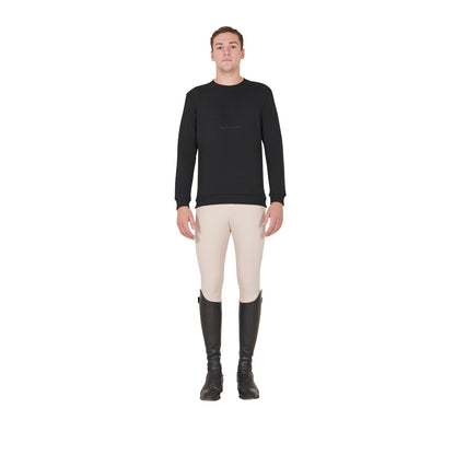Equestro Men's cotton sweatshirt with logo
