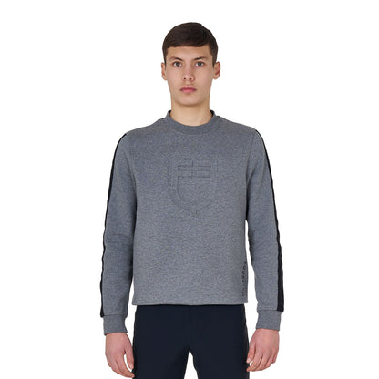 Equestro Men's cotton sweatshirt with logo