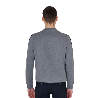 Equestro Men's cotton sweatshirt with logo