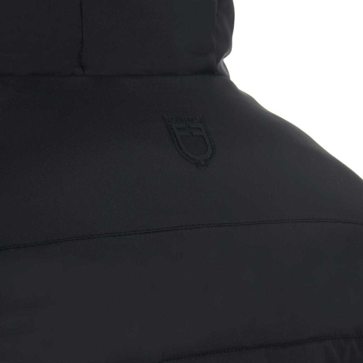 Equestro Men's stretch fabric down jacket silicone patch