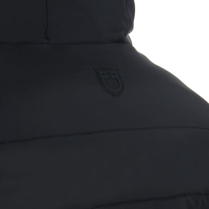 Equestro Men's stretch fabric down jacket silicone patch