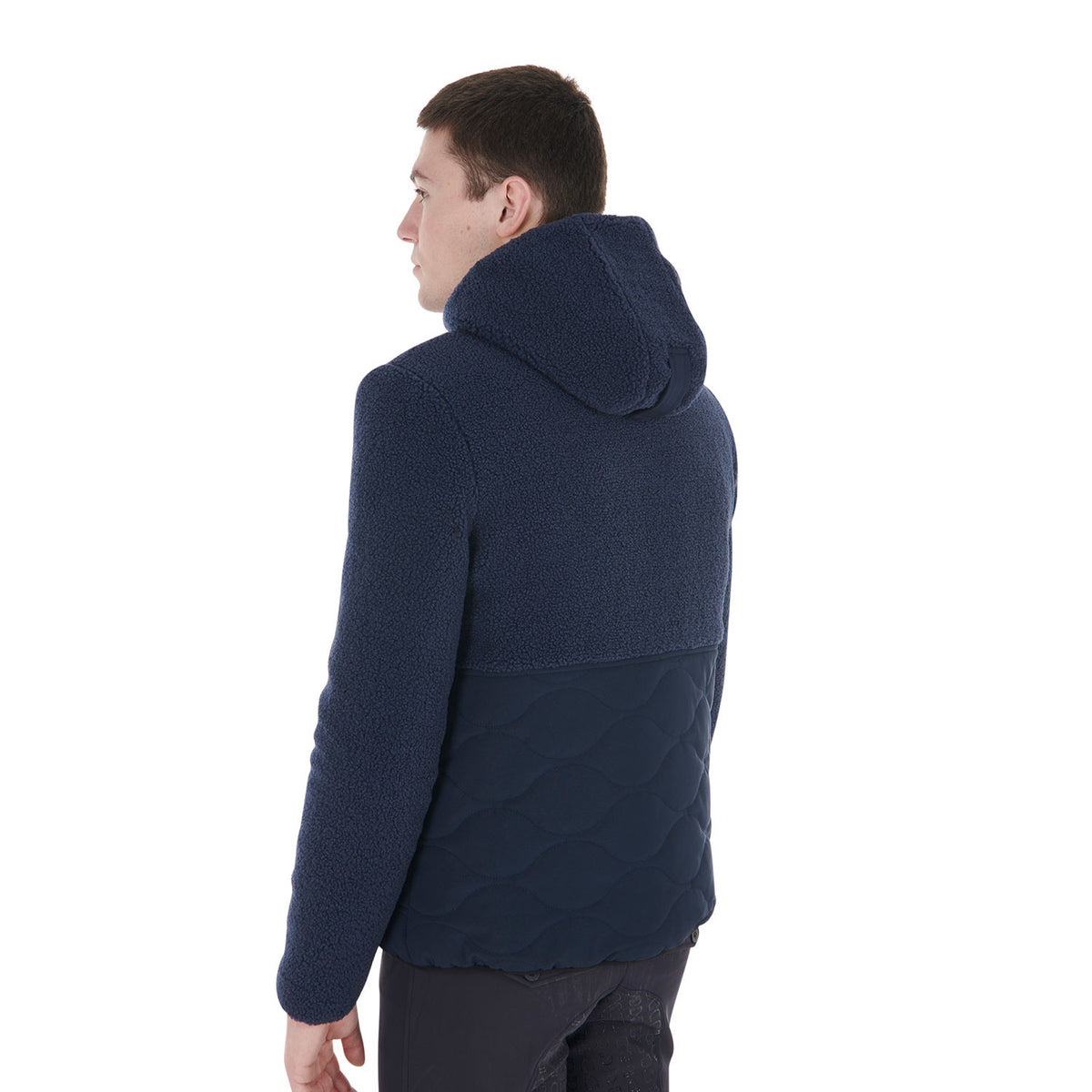 Equestro Men's waterproof jacket with Teddy inserts