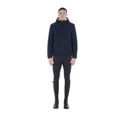 Equestro Men's waterproof jacket with Teddy inserts