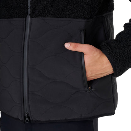 Equestro Men's waterproof jacket with Teddy inserts