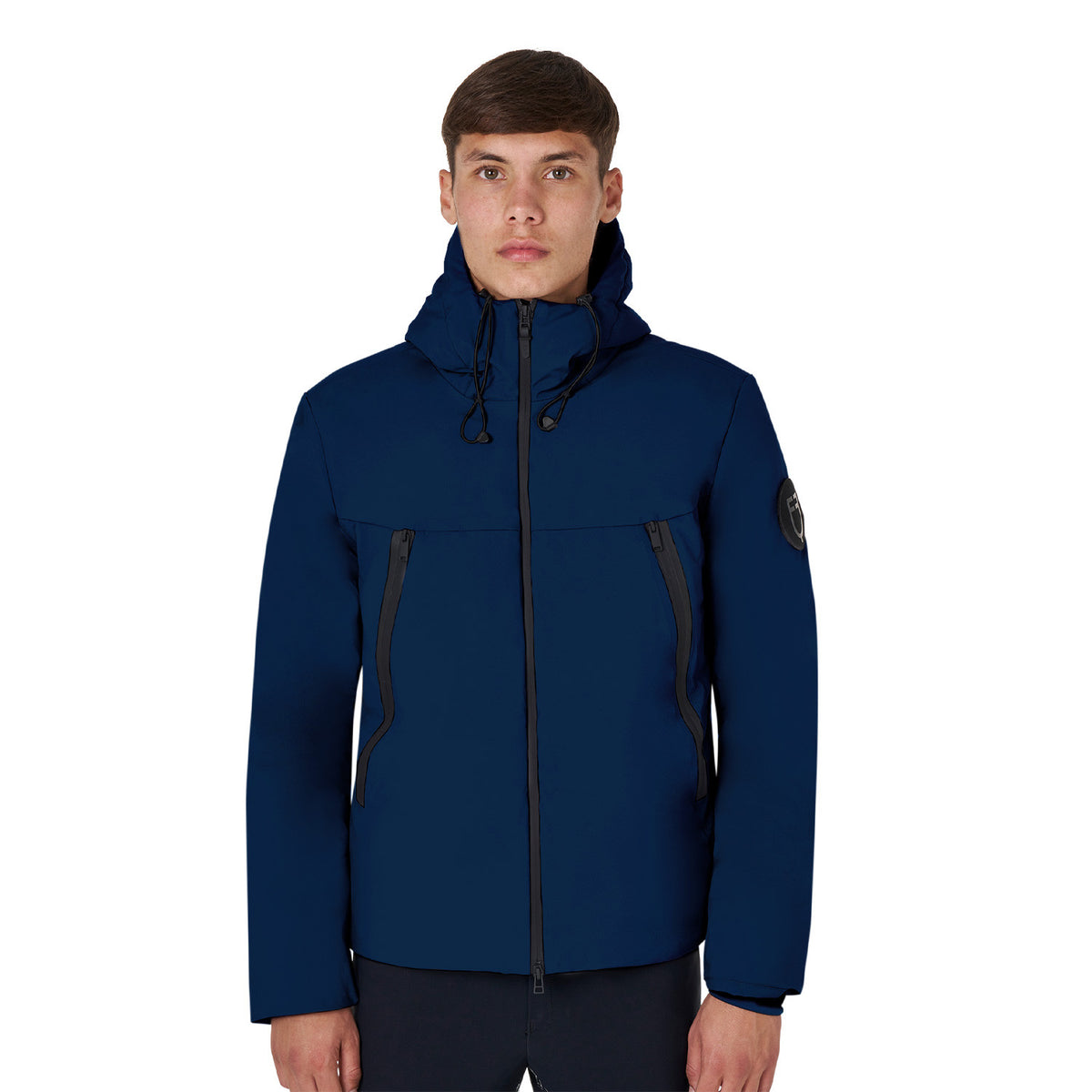Equestro Men's waterproof and windproof jacket in nylon