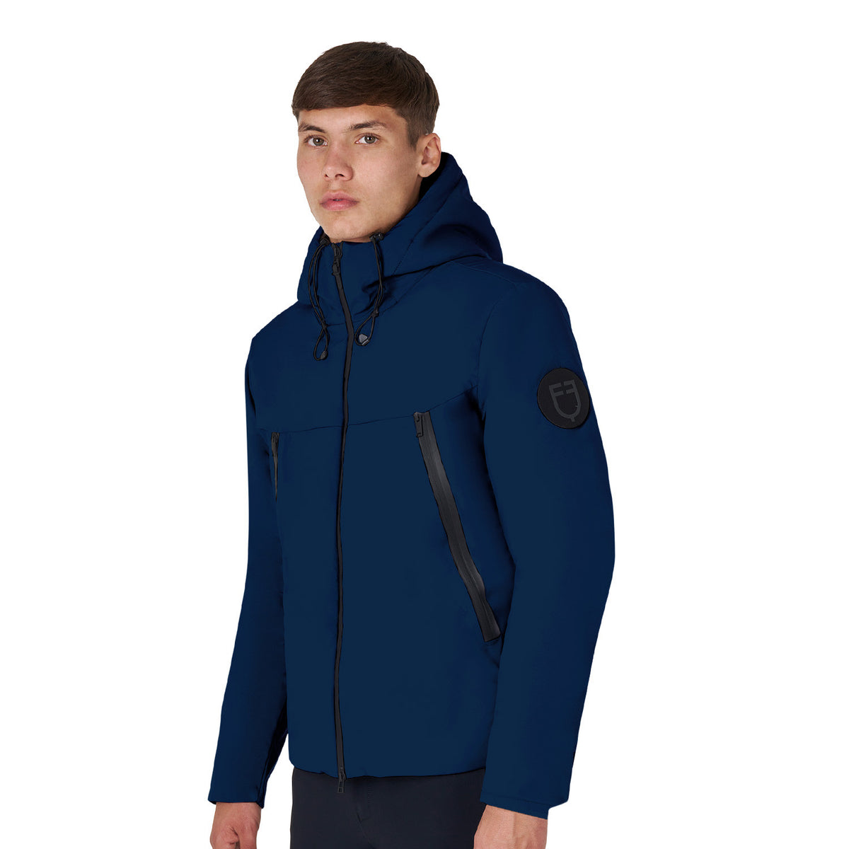 Equestro Men's waterproof and windproof jacket in nylon