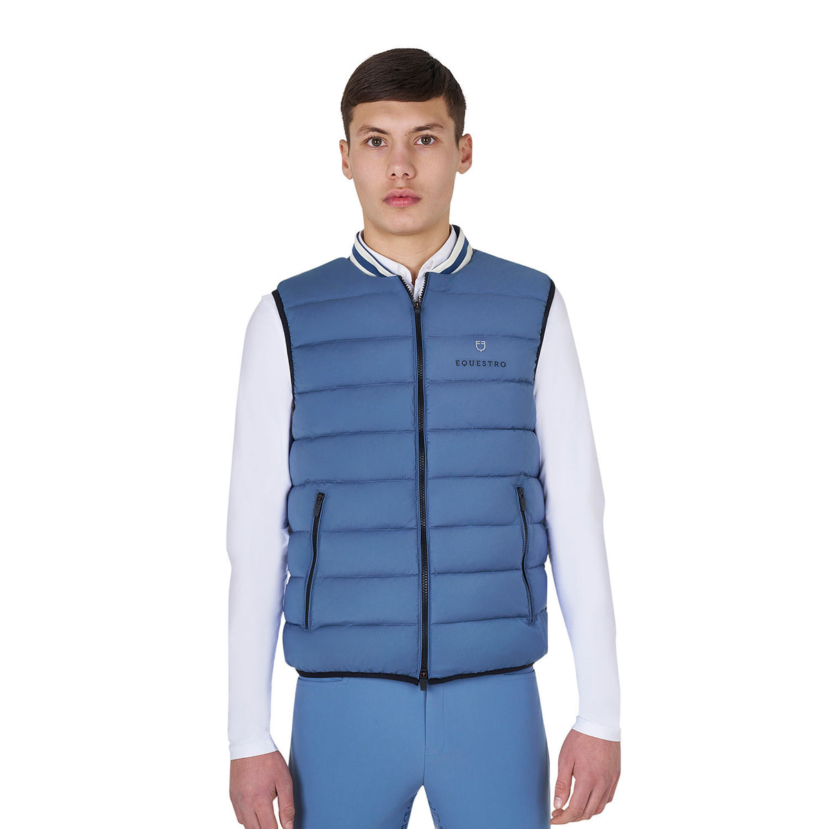 Equestro Men's nylon vest
