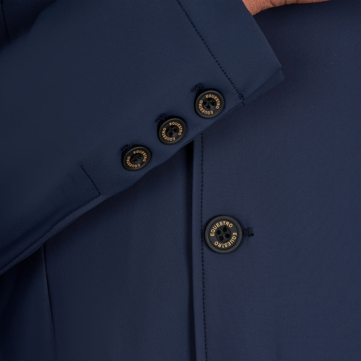 Equestro Men's Girasol competition jacket with embossed logo