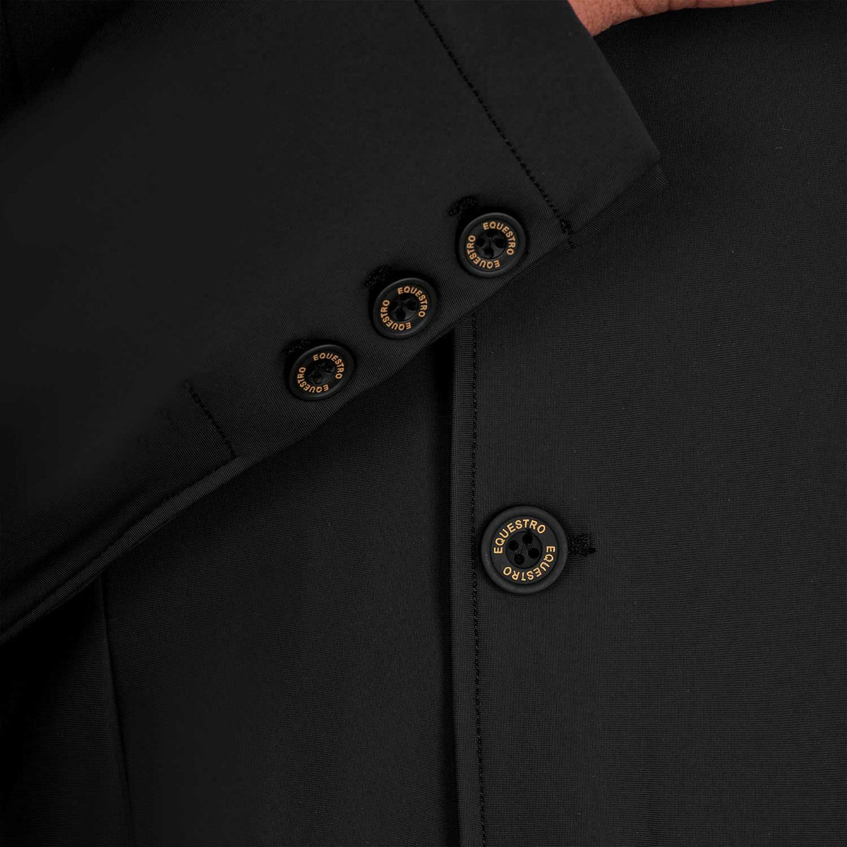 Equestro Men's Girasol competition jacket with embossed logo