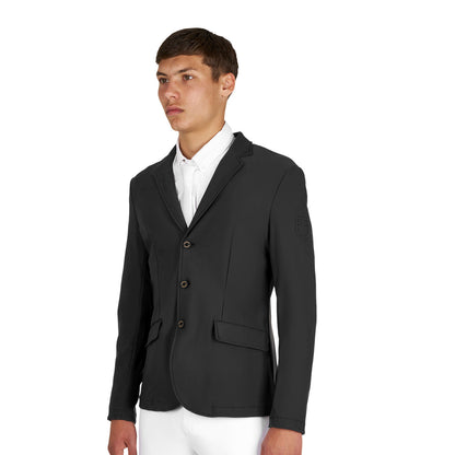 Equestro Men's Girasol competition jacket with embossed logo