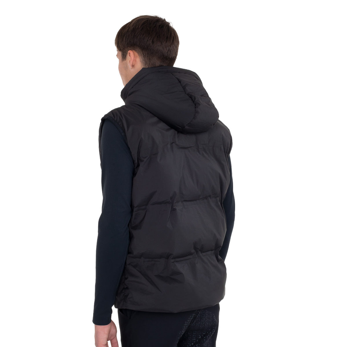 Equestro Men’s technical hooded vest Ridertechnology