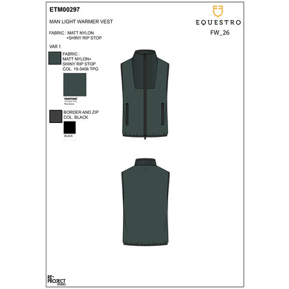 Equestro Men's vest Foldable line