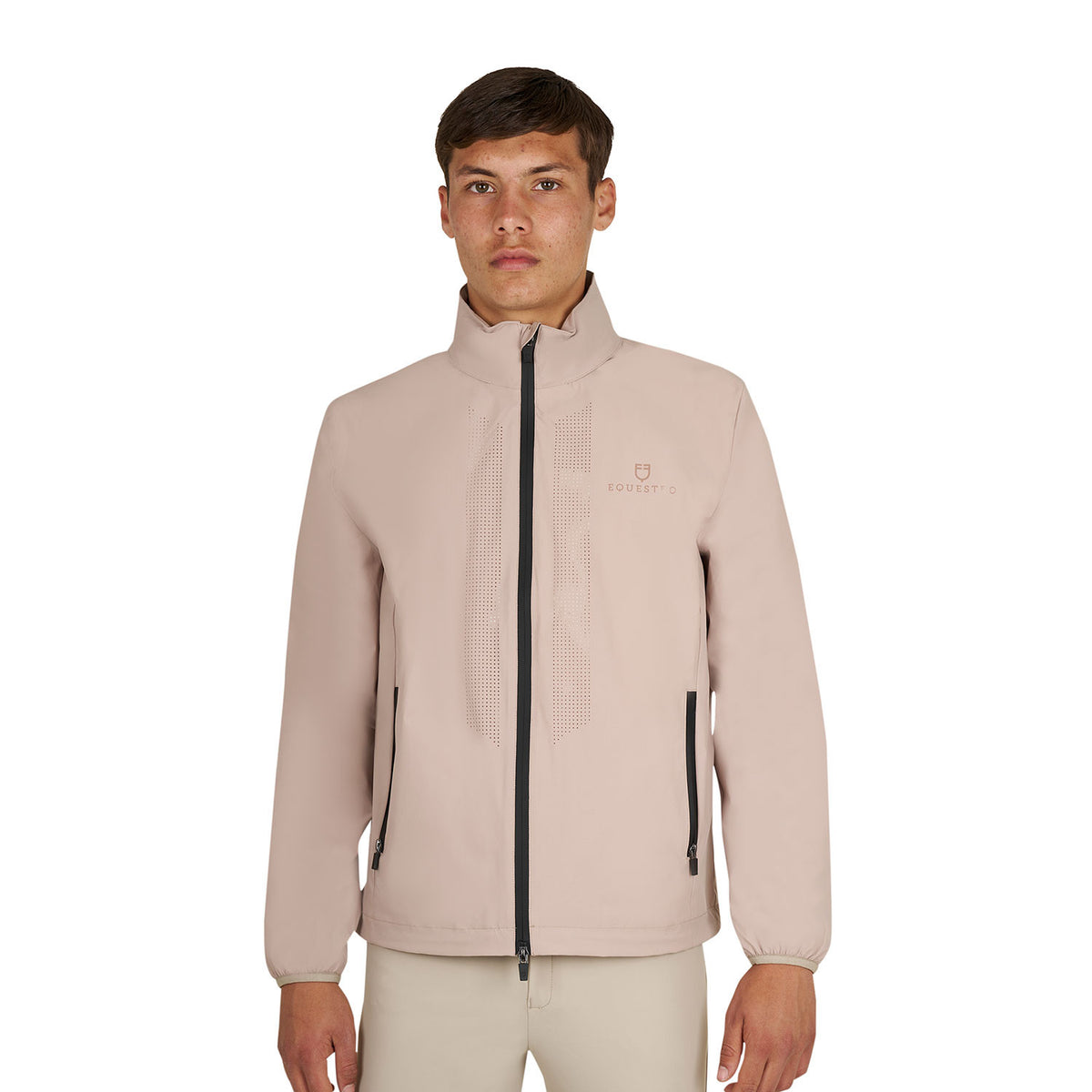 Equestro Men's softshell jacket with back logo