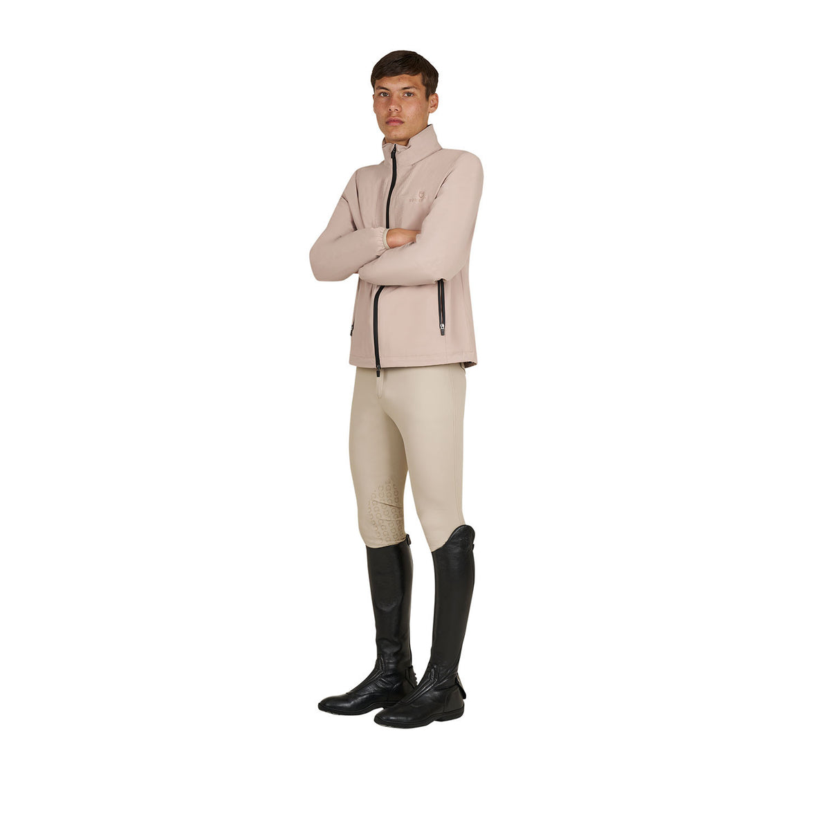 Equestro Men's softshell jacket with back logo