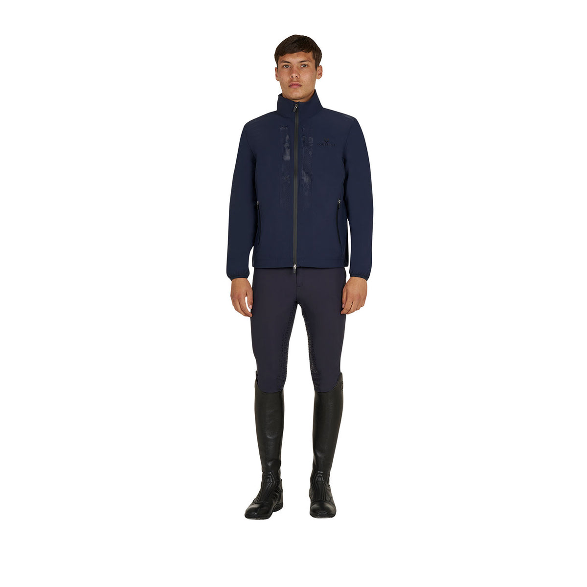 Equestro Men's softshell jacket with back logo