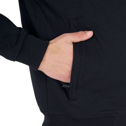 Equestro Men's sweatshirt with adjustable hood and zip
