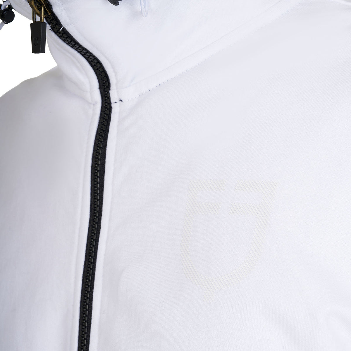 Equestro Men's sweatshirt with adjustable hood and zip