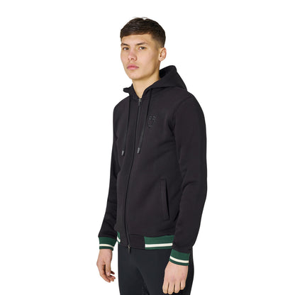 Equestro Men's hoodie with front zipper