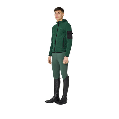Equestro Men’s fleece zip-up hoodie