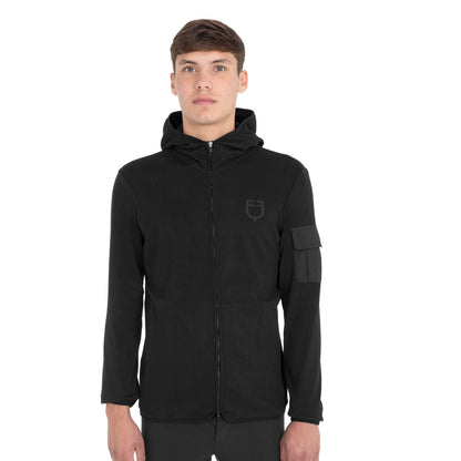Equestro Men’s fleece zip-up hoodie