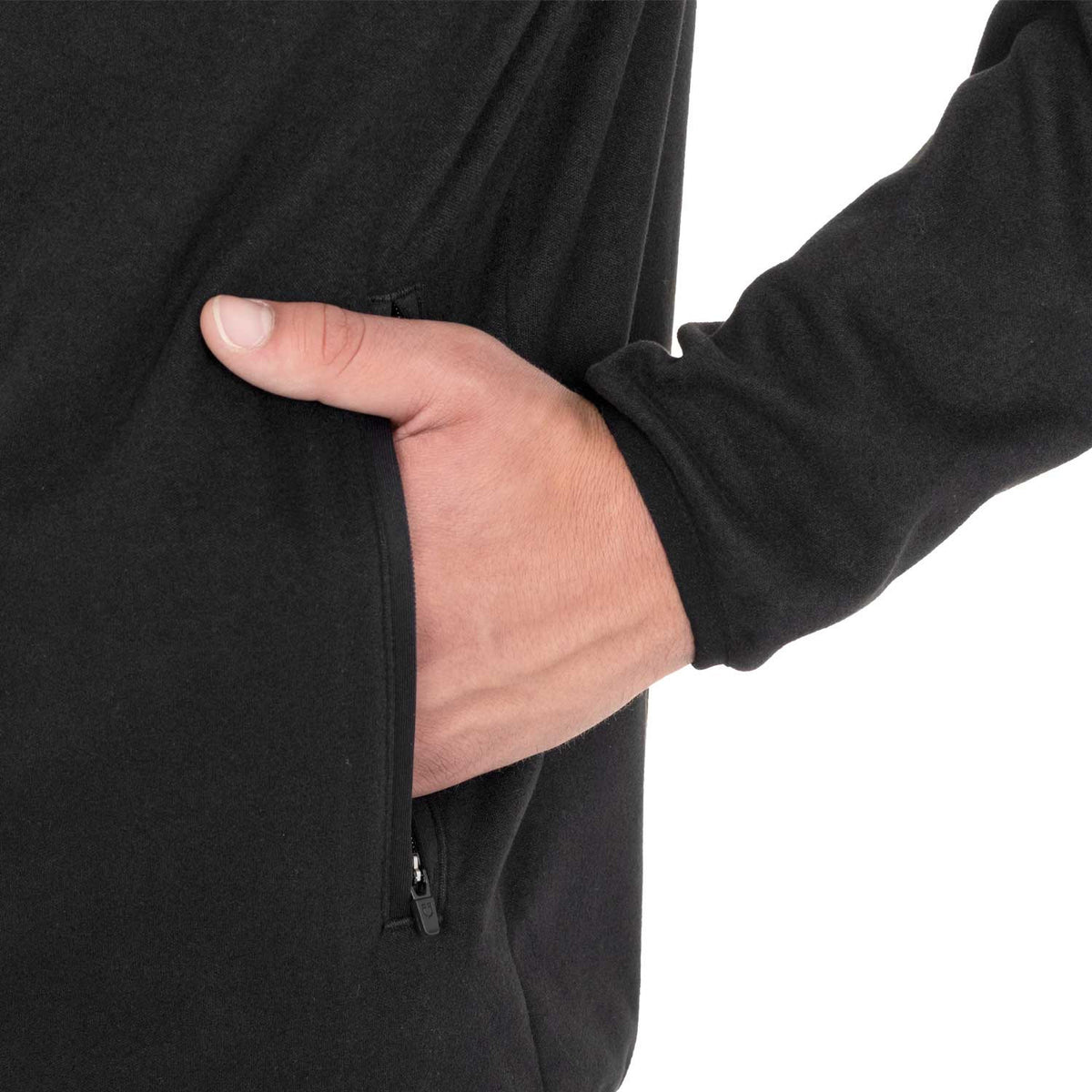 Equestro Men’s fleece zip-up hoodie