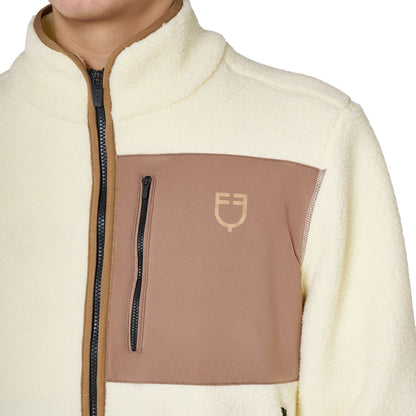 Equestro Men’s teddy fleece sweatshirt with front pocket