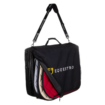 Equestro Saddle pad bag with logo