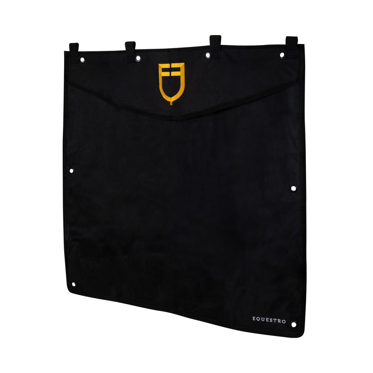 Equestro Short stable curtain with embroidered logo