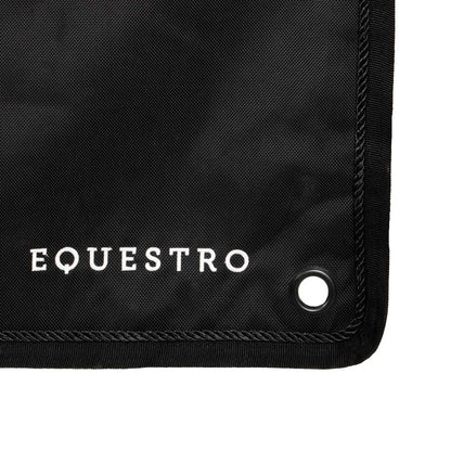 Equestro Short stable curtain with embroidered logo