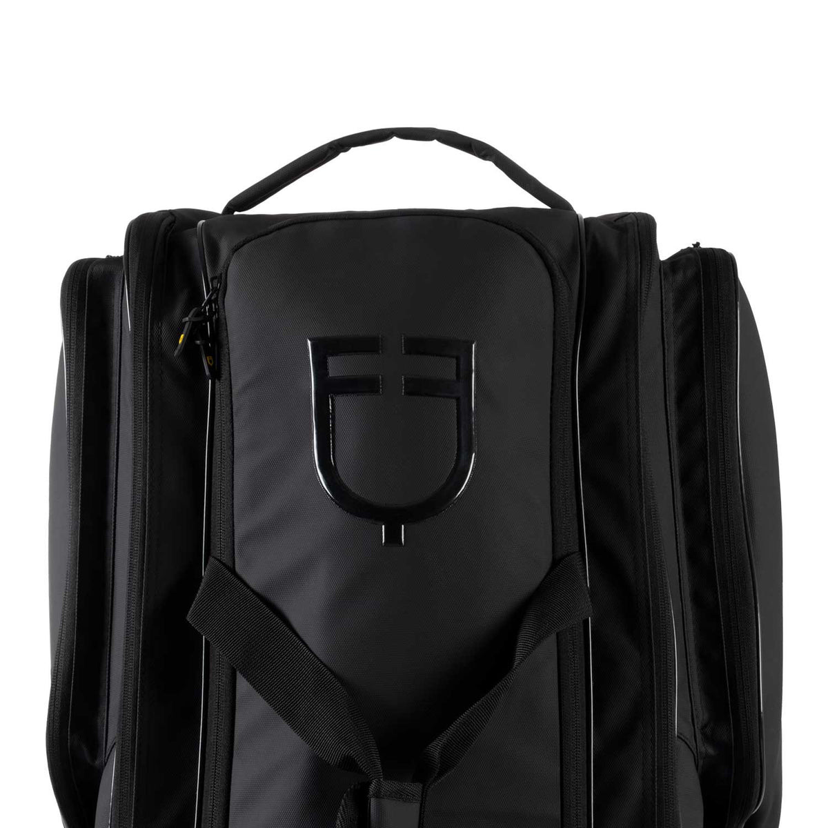 Equestro Boot bag in technical fabric with intelligent design