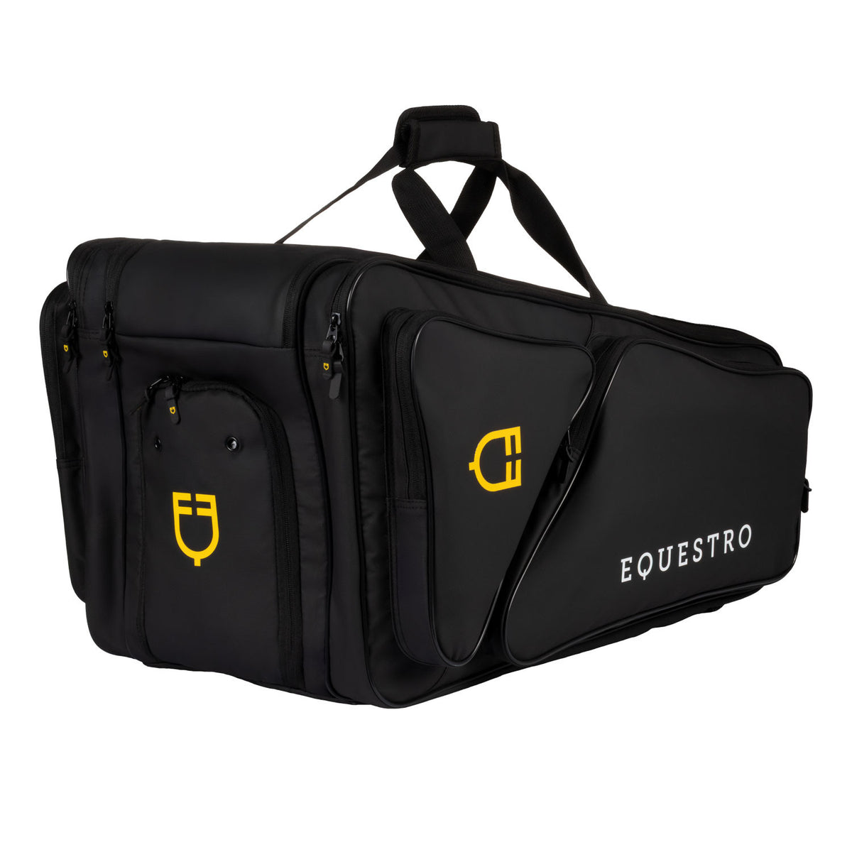 Equestro Boot bag in technical fabric with intelligent design