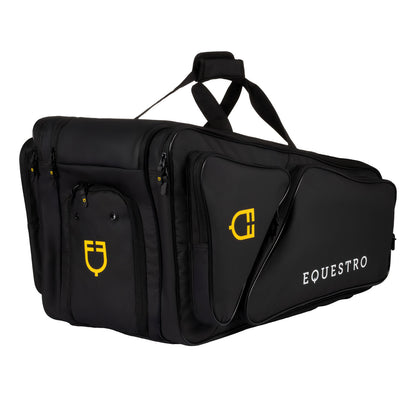 Equestro Boot bag in technical fabric with intelligent design