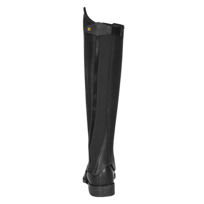 Equestro Unisex short leather gaiters with side zip