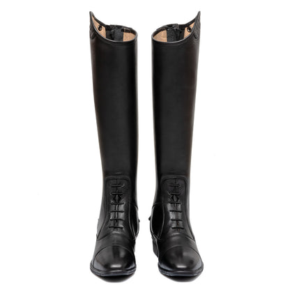 Equestro Unisex boots with laces and multilogo insert