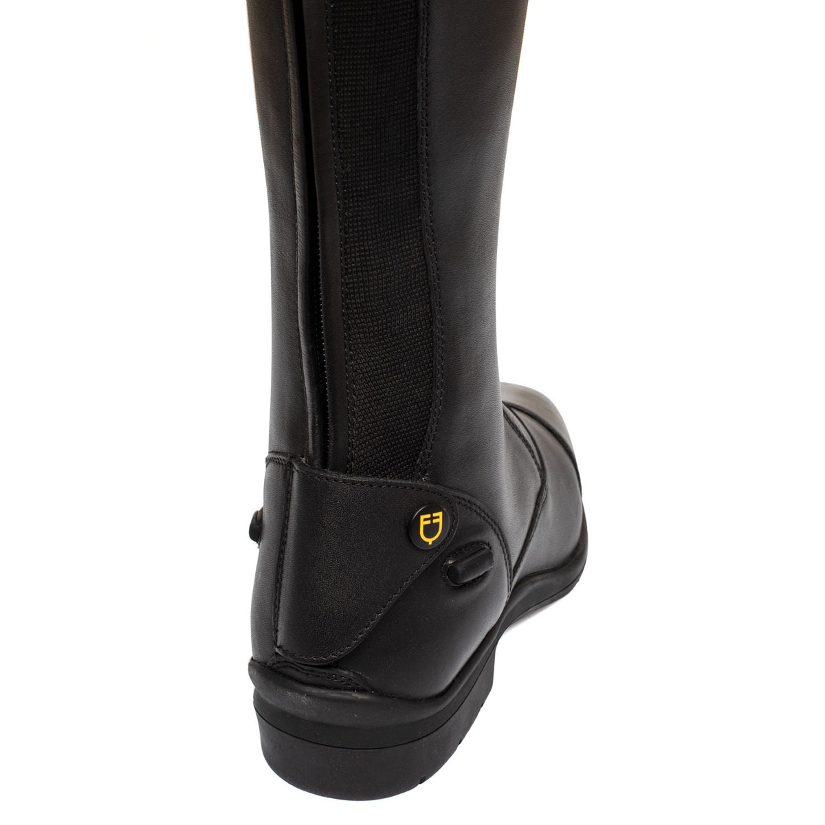 Equestro Unisex boots with laces and multilogo insert