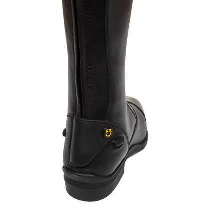 Equestro Unisex boots with laces and multilogo insert