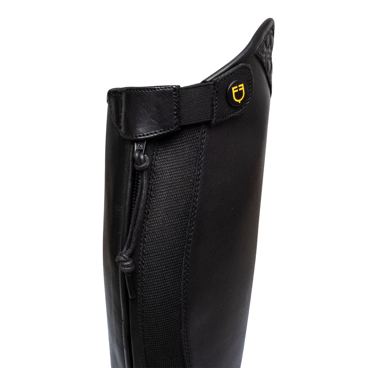 Equestro Unisex boots with laces and multilogo insert