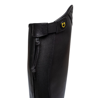 Equestro Unisex boots with laces and multilogo insert