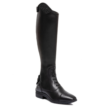 Equestro Unisex boots with laces and multilogo insert