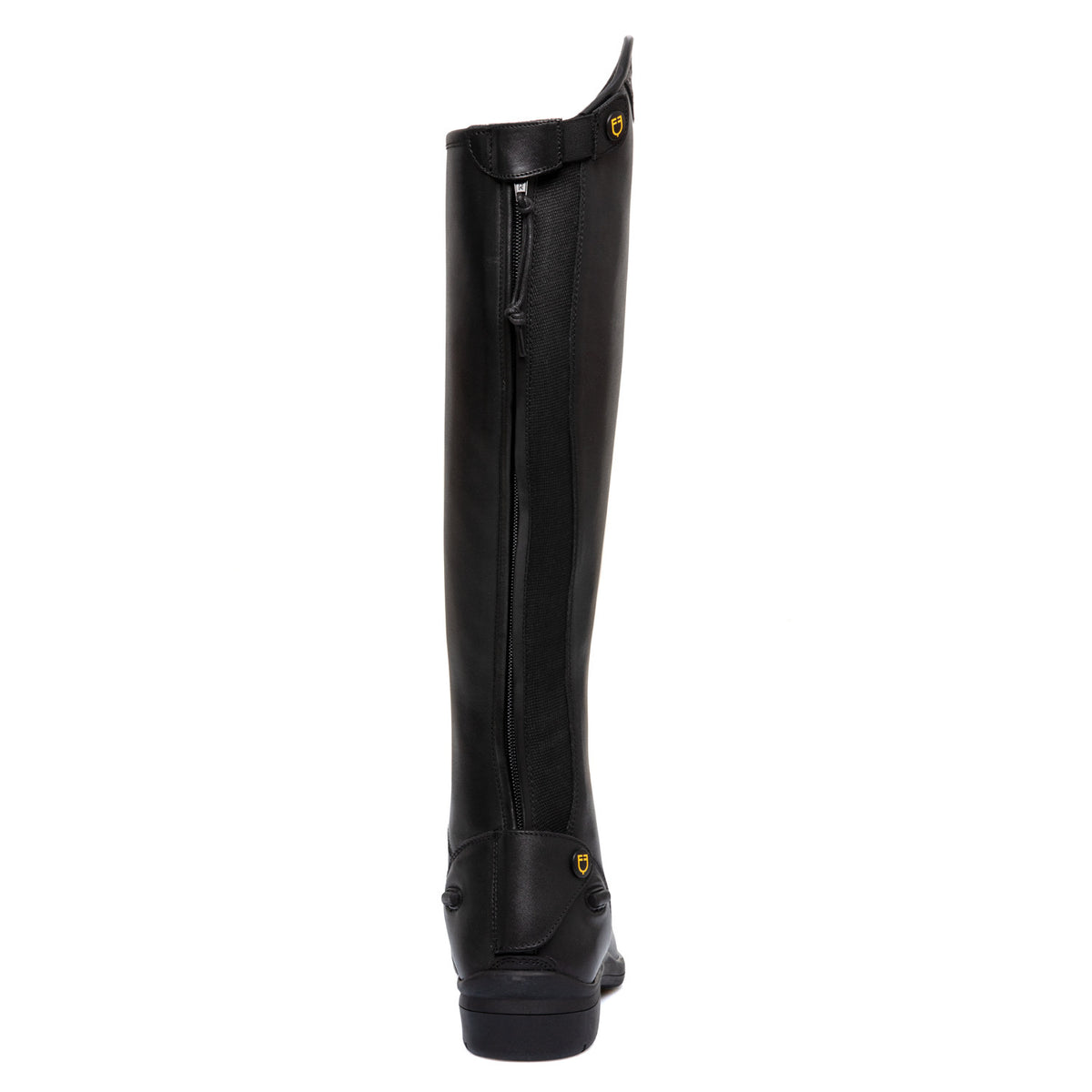Equestro Unisex boots with laces and multilogo insert