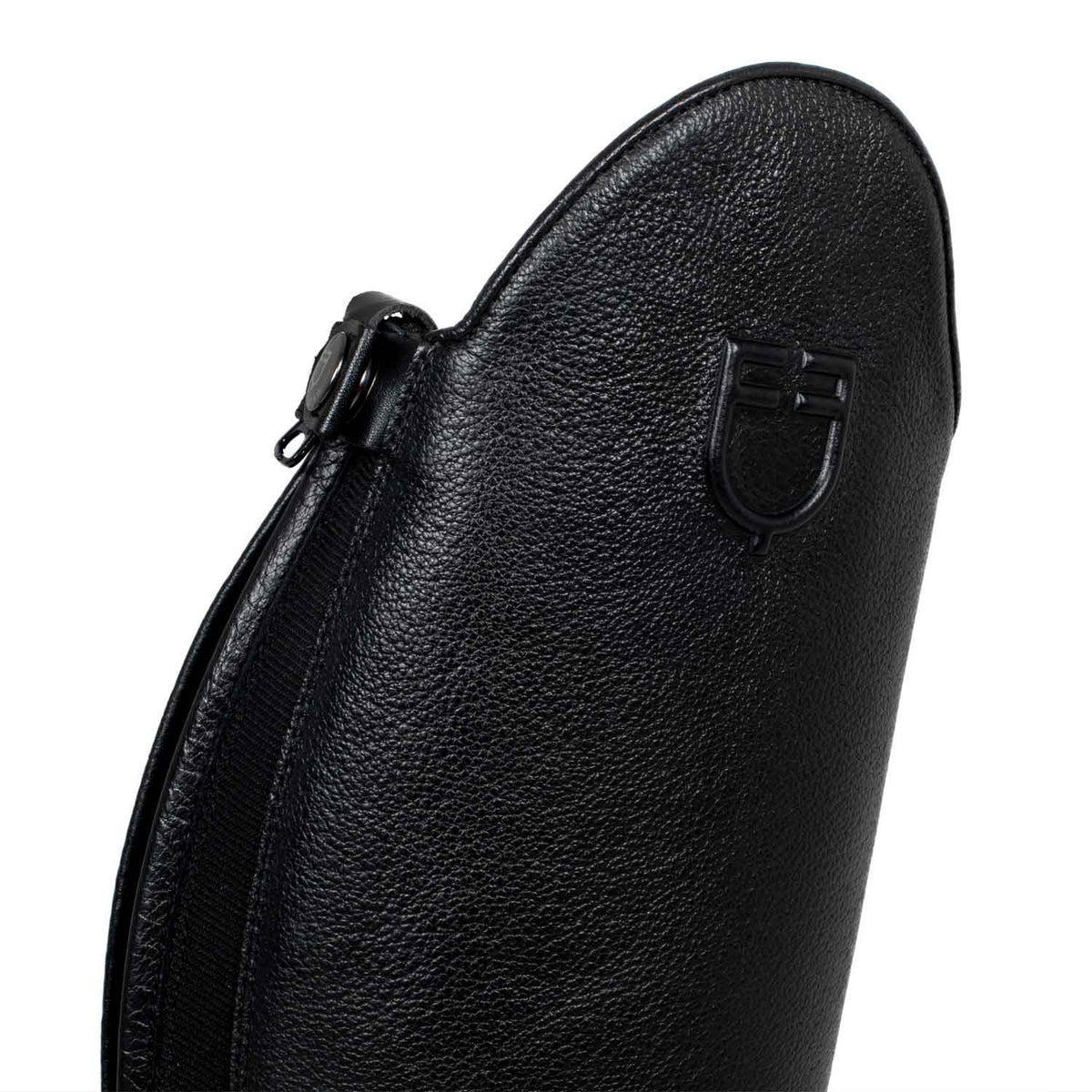 Equestro Unisex calfskin boots with front laces