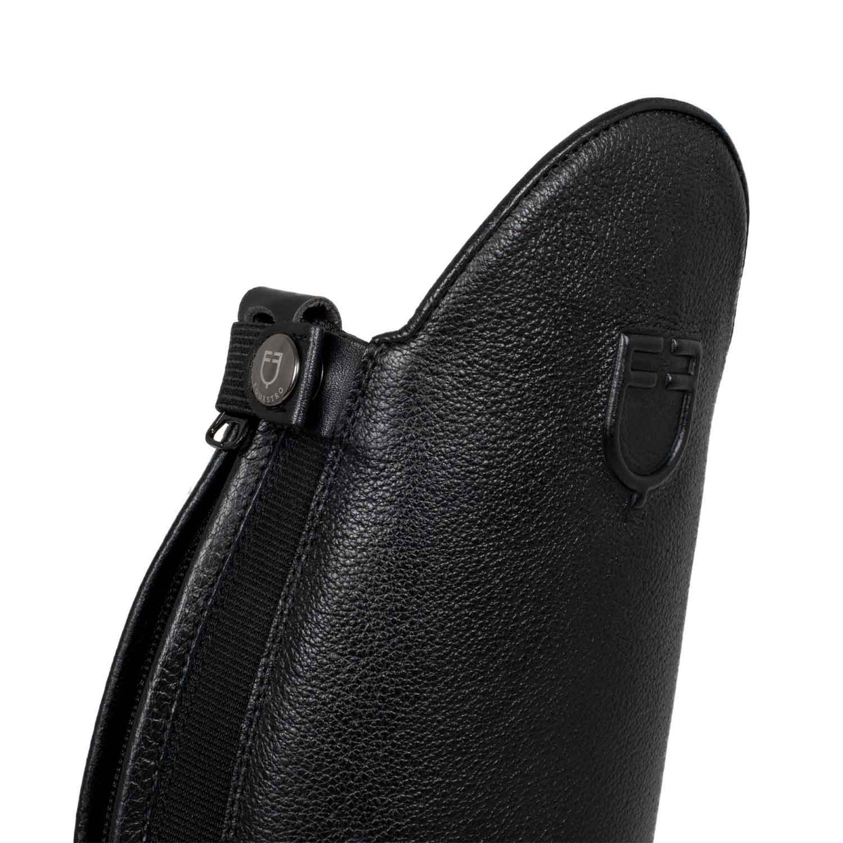 Equestro Unisex calfskin boots with front laces