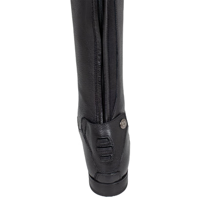 Equestro Unisex calfskin boots with front laces
