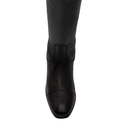 Equestro Neptune unisex leather boots with rear zipper