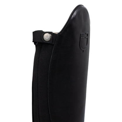 Equestro Neptune unisex leather boots with rear zipper